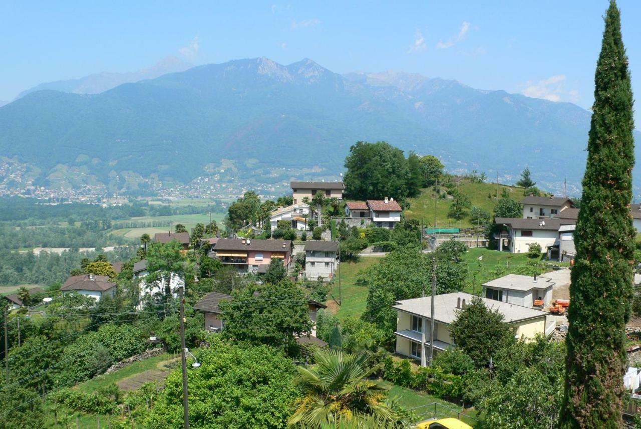 Apartament Casa Petra 1 1/2 Zi, Orgnana 83 Gambarogno Zewnętrze zdjęcie